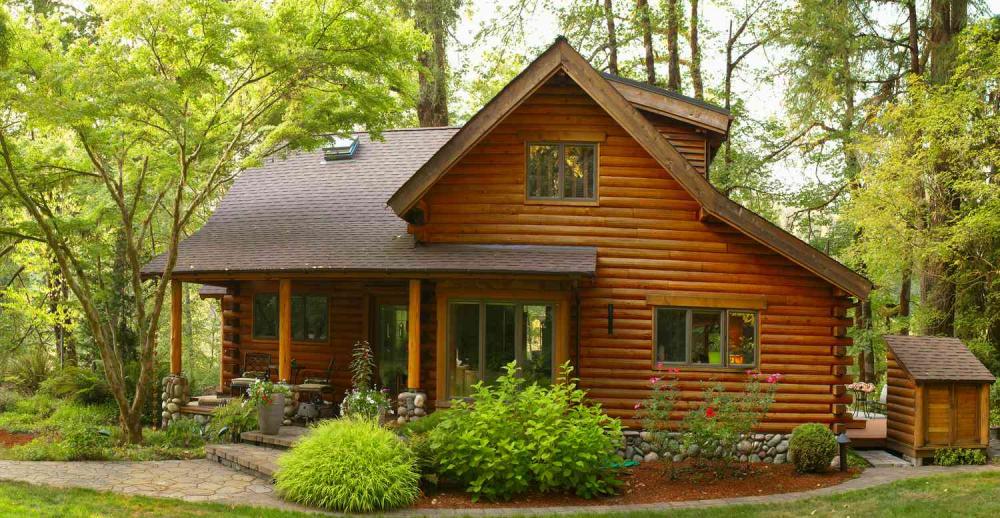 Today's Pine Log Siding Cabin