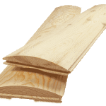 Vertical Log Corner