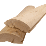 Vertical Log Corner