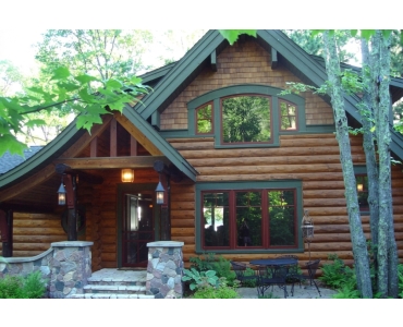 Premium Pine Log Siding For A Cabin