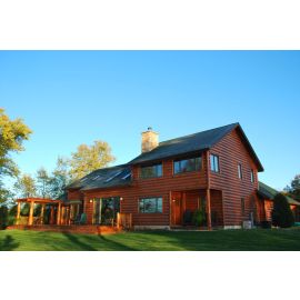 3x6 Cedar Log Siding
