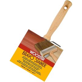 Wooster Brush F5119-4 3/4 Bravo Stainer Bristle/Polyester Stain Brush