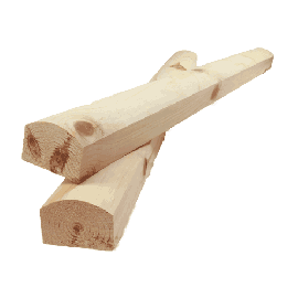 3 x 4 Cedar D Trim ( 10 Foot Smooth )