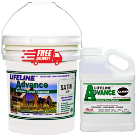 Perma-Chink Lifeline Advance Clear Top Coat (5 Gallon Pail)