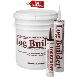 Log Builder Caulk (Single Tube 29.5oz)