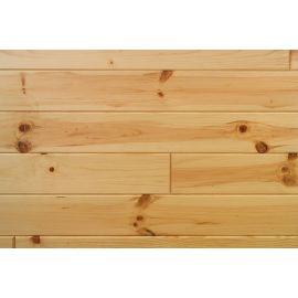 Prefinished Knotty Pine Paneling - Close Up