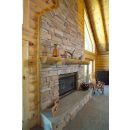 up to 10 foot long log mantle