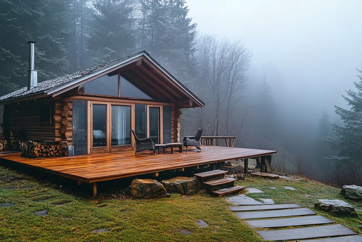 Build A Tiny Home With Log Siding