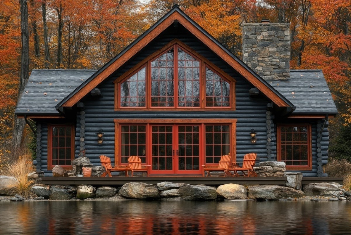 New Stain Colors For Log Cabins