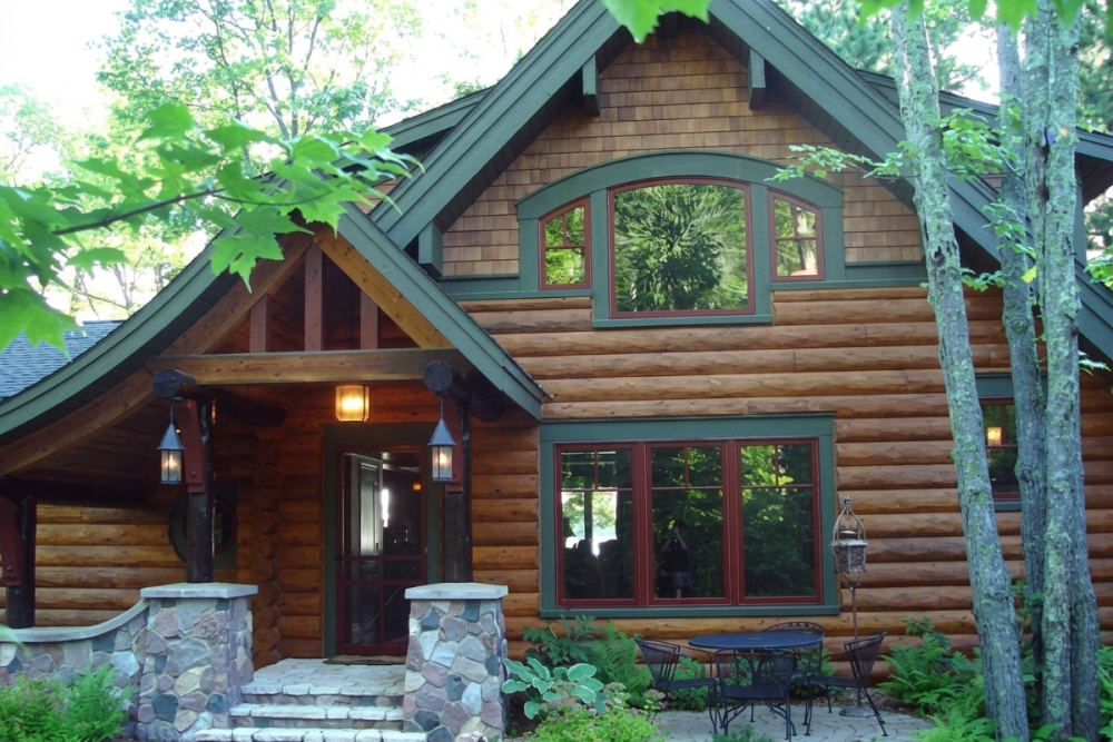 Premium Pine Log Siding For A Cabin