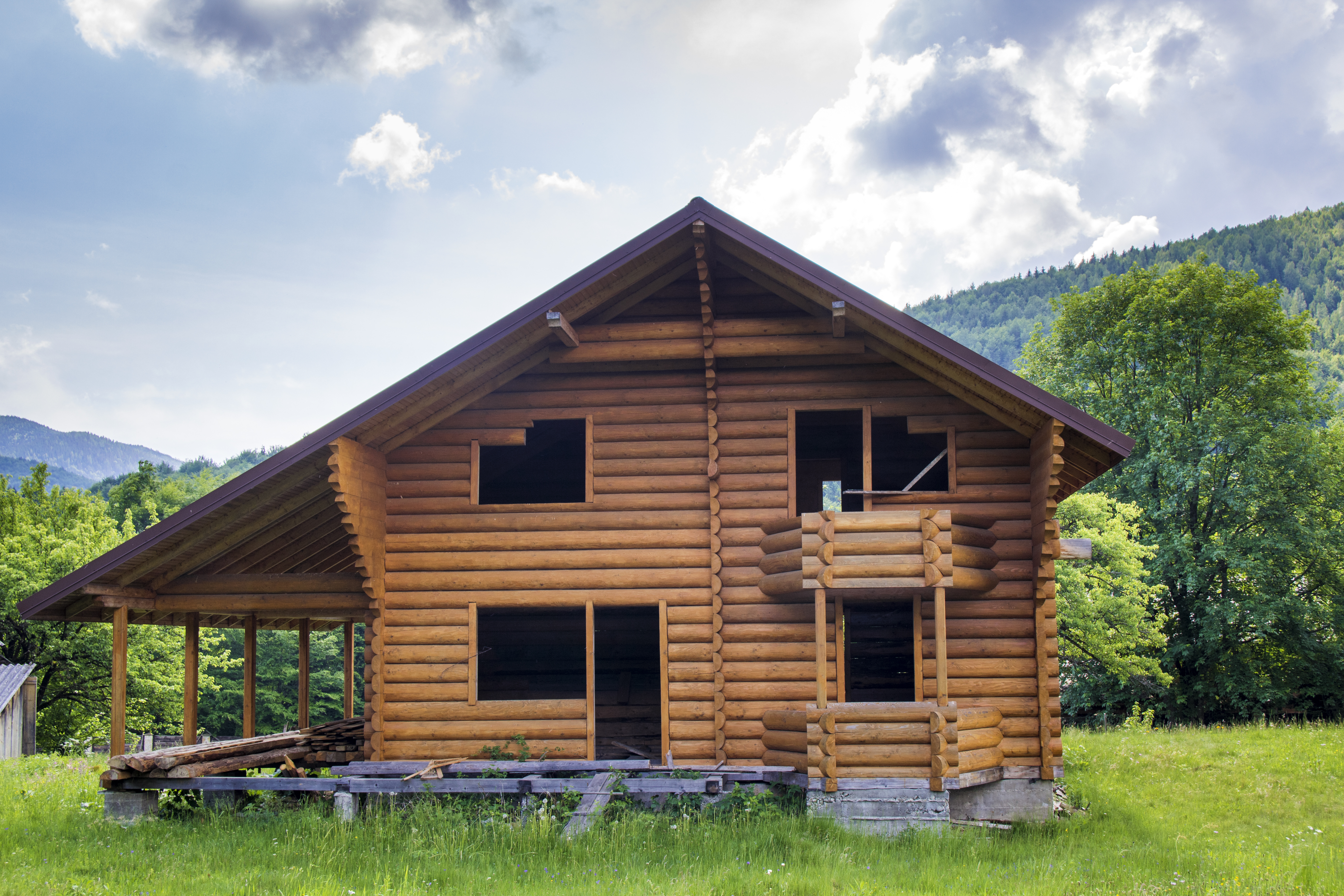 How To Install Pine Log Siding